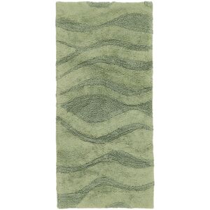 RugVista Breeze alfombrilla de baño - Verde 50x100