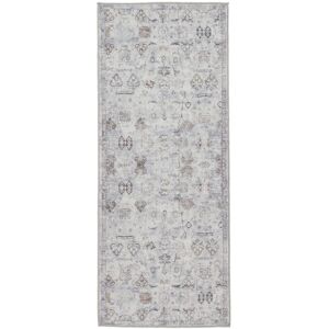 RugVista Ganti Oriental Alfombra - Gris / Beige 80x200