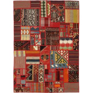 Anudada a mano . Origen: Persia / Iran Kilim Patchwork Alfombra 140x200