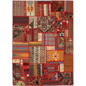 Anudada a mano . Origen: Persia / Iran Kilim Patchwork Alfombra 140x200