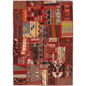 Anudada a mano . Origen: Persia Kilim Patchwork Alfombra 140x200