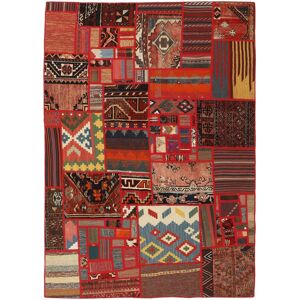 Anudada a mano . Origen: Persia Kilim Patchwork Alfombra 140x200