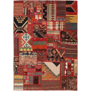 Anudada a mano . Origen: Persia Kilim Patchwork Alfombra 140x200