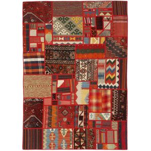 Anudada a mano . Origen: Persia Kilim Patchwork Alfombra 140x200