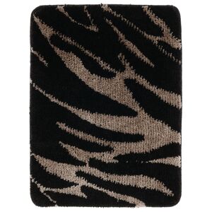 RugVista Georix alfombrilla de baño - Taupe marrón / Negro 50x67