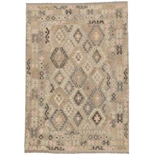 Anudada a mano . Origen: Afghanistan Kilim Afghan Old style Alfombra 201x292