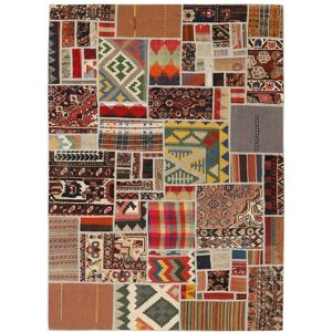 Anudada a mano . Origen: Persia / Iran Kilim Patchwork Alfombra 140x200