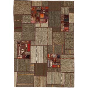 Anudada a mano . Origen: Persia / Iran Kilim Patchwork Alfombra 140x200