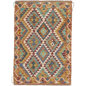 Anudada a mano . Origen: Afghanistan Kilim Afghan Old style Alfombra 101x148