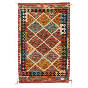 Anudada a mano . Origen: Afghanistan Kilim Afghan Old style Alfombra 97x149