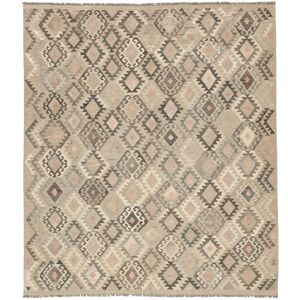 Anudada a mano . Origen: Afghanistan Kilim Afghan Old style Alfombra 255x288