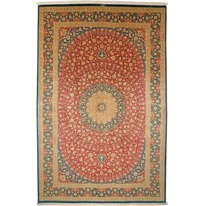 Anudada a mano . Origen: Persia / Iran Qum de seda Alfombra 203x305