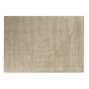 Maisons du Monde Alfombra shaggy afelpada en beige, 160 x 230