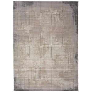 Unitrama Alfombra vintage en gris 120X170 cm