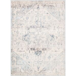 Surya Alfombra vintage oriental marfil/azul 200x275