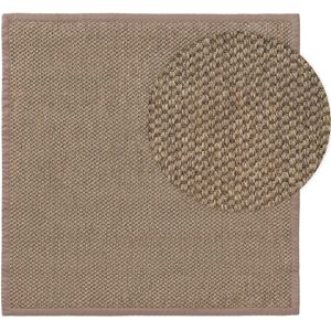 Benuta Alfombra sisal gris 200x200