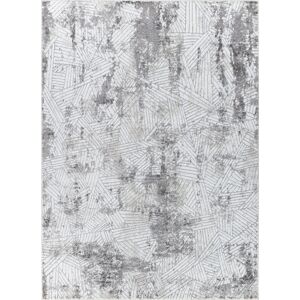 Surya Alfombra escandinava moderna blanco/gris 120x170