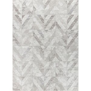 Surya Alfombra escandinava moderna blanco/gris 120x170