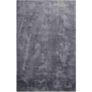 Homie Living Alfombra de pelo largo extrasuave gris estaño 200x290