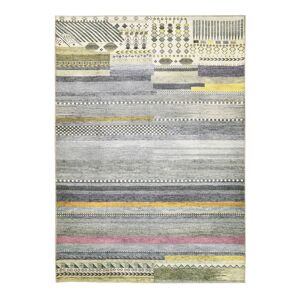 The Deco Factory Alfombra estampado azteca gris topo 160x230