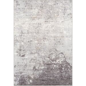 Surya Alfombra abstracta moderna gris/blanco 120x170