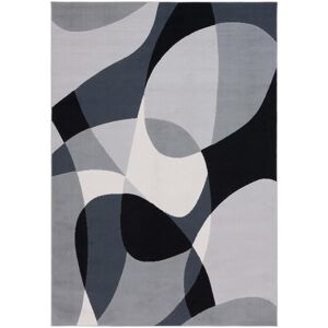 Safavieh Alfombra poliéster gris/negro marfil 160 x 230