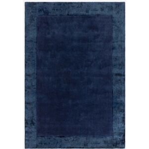 Novatrend Alfombra moderna hecha a mano azul 200x290 cm