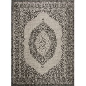 Safavieh Alfombra de interior/exterior gris/negro 200 x 290