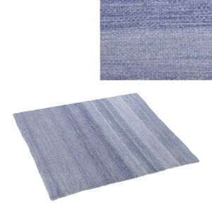 LOLAhome Alfombra sostenible Goa de PET reciclado para salón y exterior azul índigo de 140x200 cm