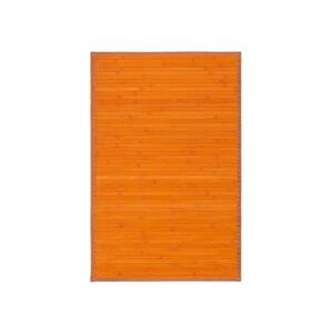 LOLAhome Alfombra pasillera de bambú naranja de 60 x 90 cm
