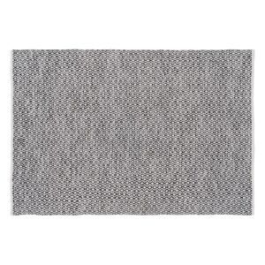 LOLAhome Alfombra cosida a mano de rombos gris de algodón y poliéster de 160x230 cm