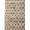 RugVista Serena Jute Alfombra - Beige / Negro 300x400