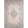 Nazar Alfombra oriental vintage con efecto usado en rosa pastel - 160x230