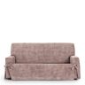 Eysa Funda sofá 3 plazas antimanchas con lazos rosa 180 - 230cm