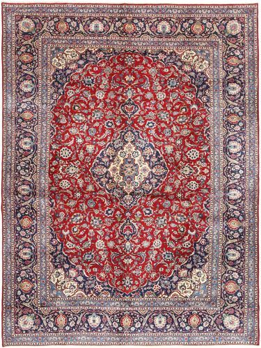 Anudada a mano . Origen: Persia / Iran Alfombra Keshan Alfombra 295X400 Rojo/Rojo Oscuro Grande (Lana, Persia/Irán)