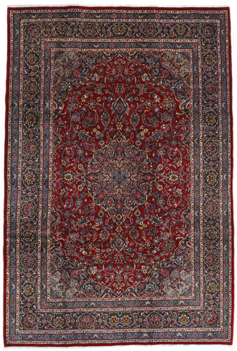 Anudada a mano . Origen: Persia / Iran Alfombra Oriental Mashad Alfombra 210X310 Rojo Oscuro/Rojo (Lana, Persia/Irán)