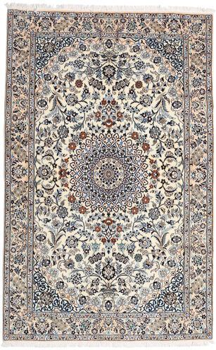 Anudada a mano . Origen: Persia / Iran Alfombra Persa Nain Fine 9La Alfombra 160X251 Beige/Gris ( Persia/Irán)