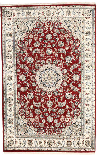 Anudada a mano . Origen: India 194X302 Alfombra Oriental Nain Indo Alfombra Beige/Gris ( India)