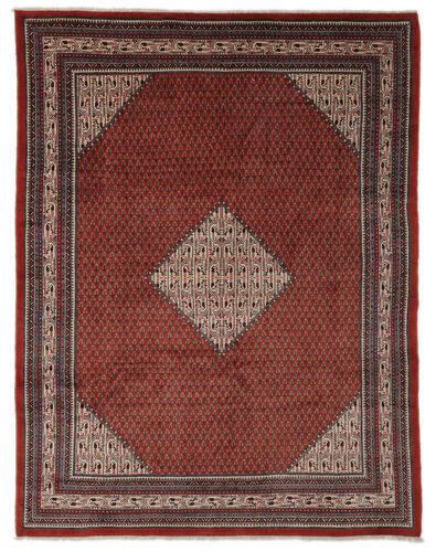 Anudada a mano . Origen: Persia / Iran Alfombra Sarough Mir Alfombra 248X319 Rojo Oscuro/Negro (Lana, Persia/Irán)