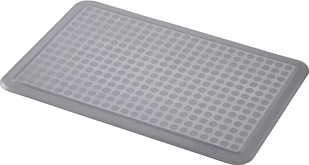 NOTRAX Estera antifatiga Sani-Flex™, H x A x P 12,7 x 900 x 600 mm, gris