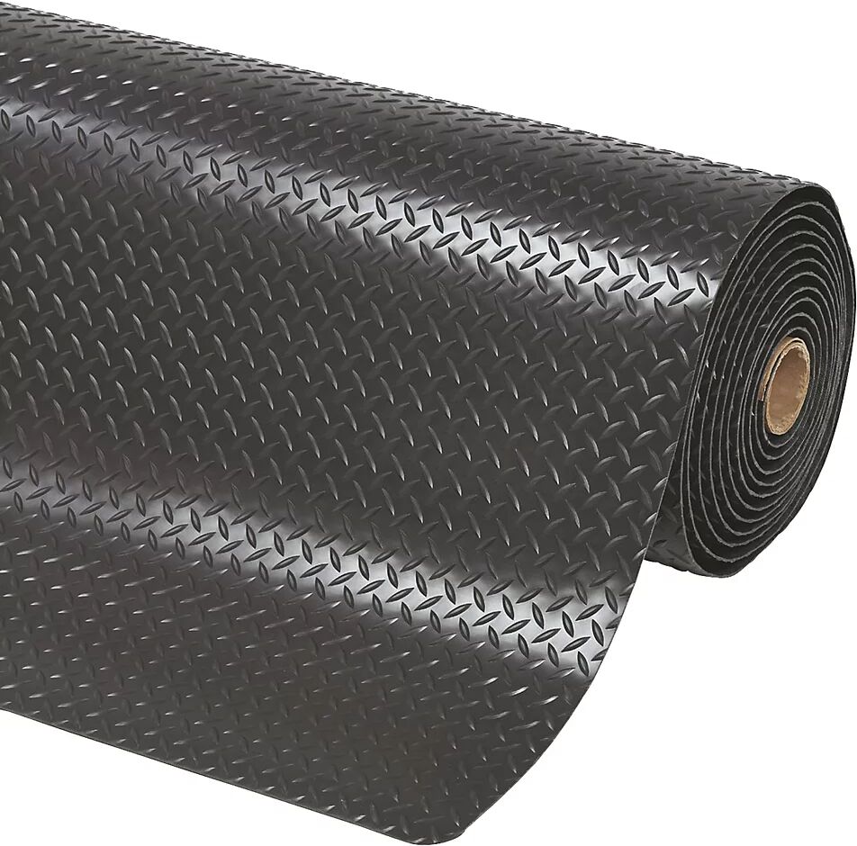 NOTRAX Estera antifatiga Cushion Trax®, por m lin., PVC, negro, anchura 910 mm