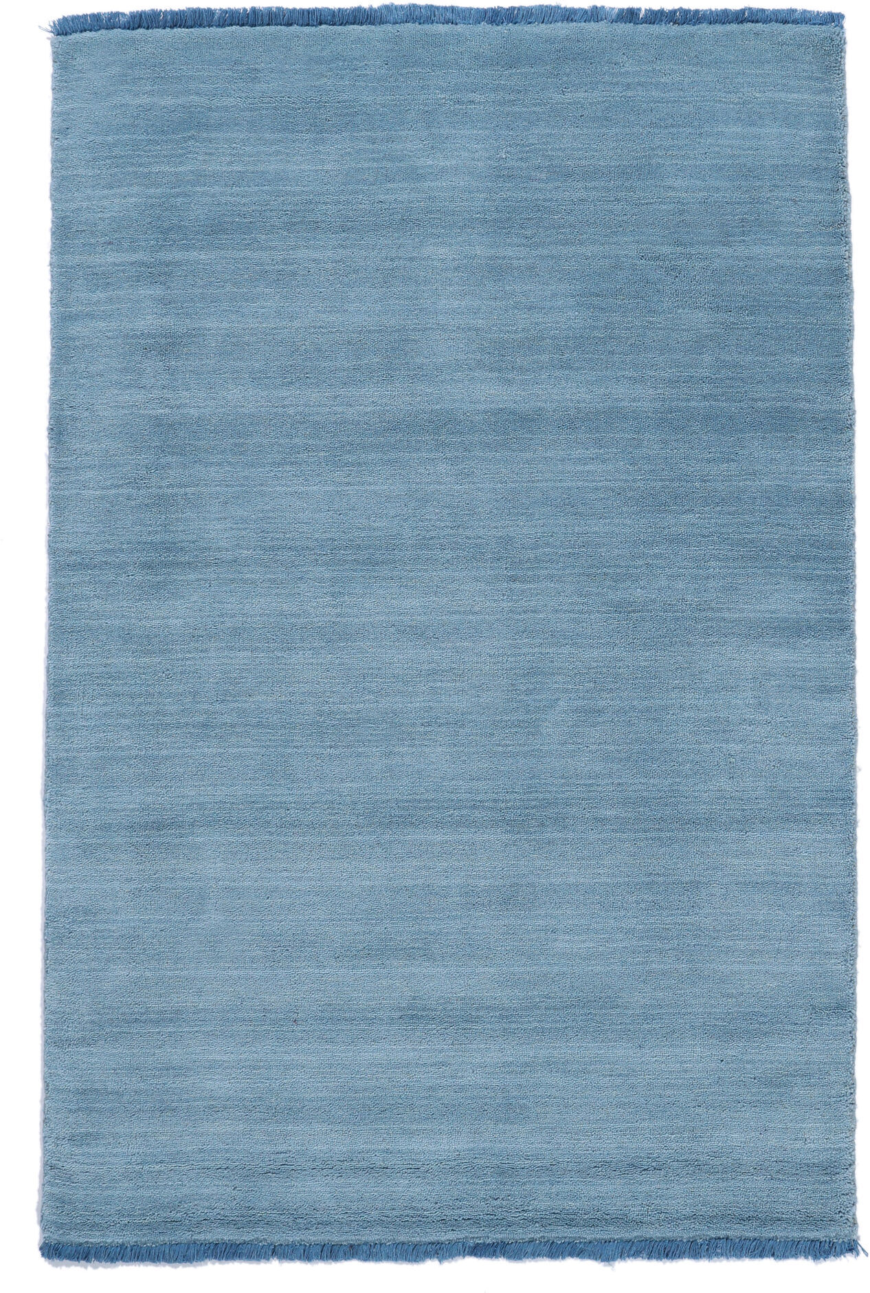 RugVista Handloom fringes Alfombra - Azul claro 80x120