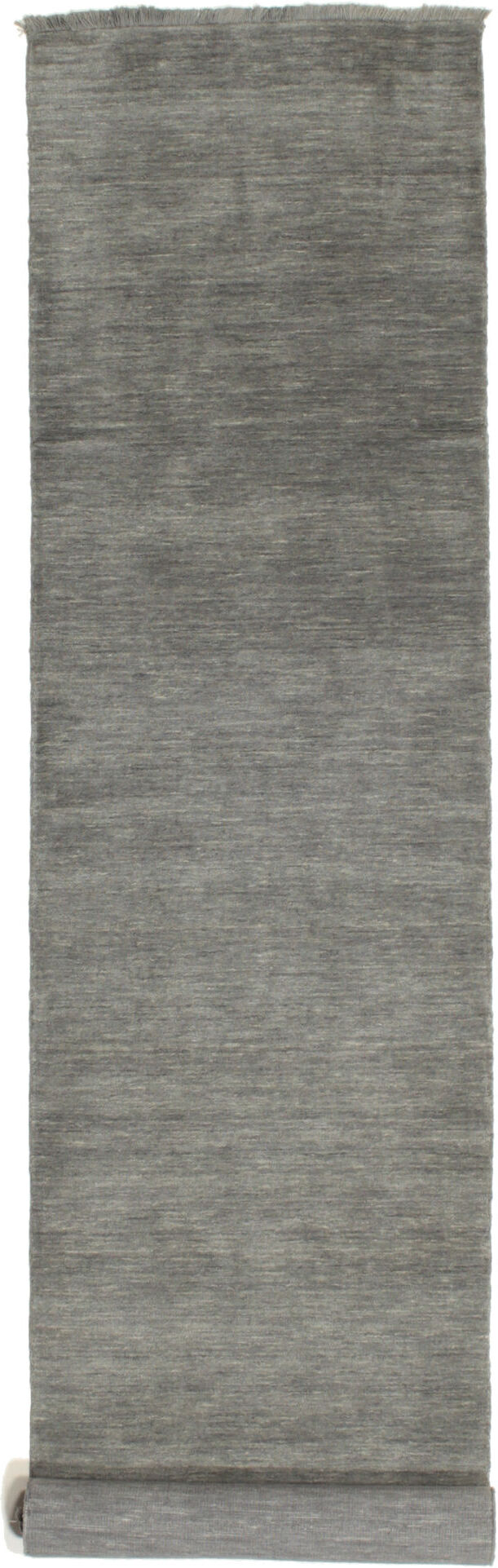 RugVista Handloom fringes Alfombra - Gris Oscuro 80x400