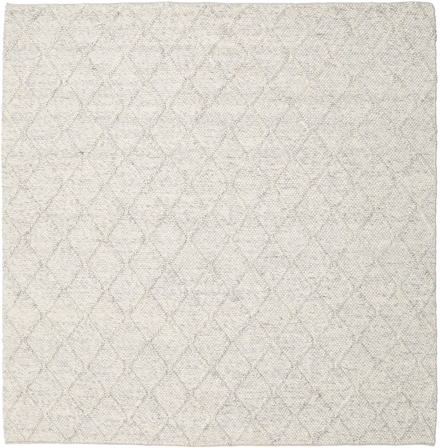 RugVista Rut Alfombra - Gris claro / Blanco crema 250x250