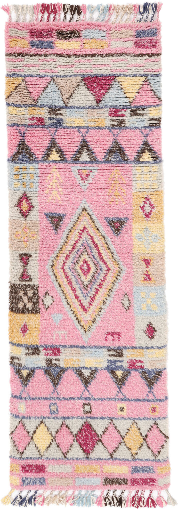 RugVista Fanny Alfombra - Rosa / Multicolor 80x250