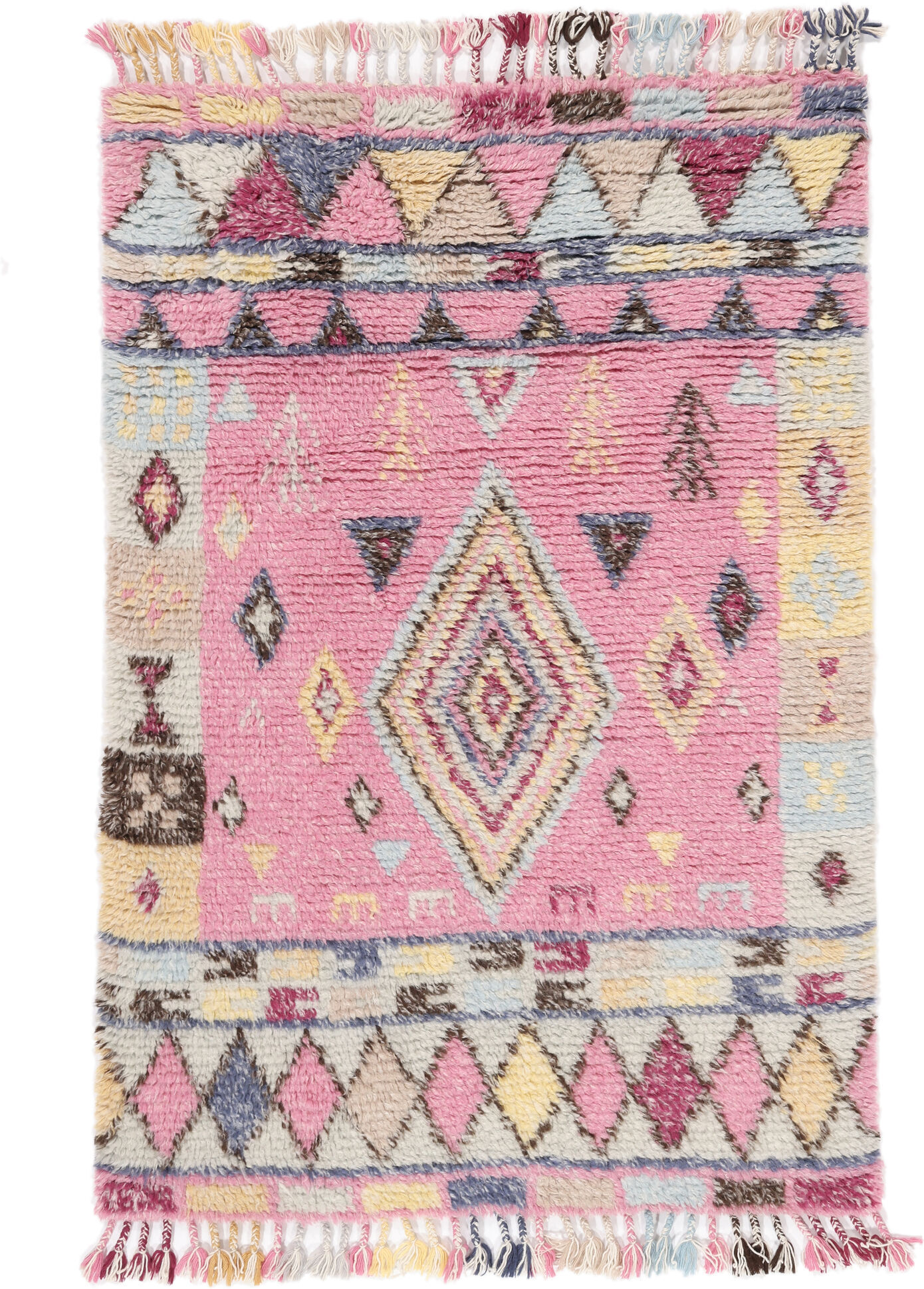 RugVista Fanny Alfombra - Rosa / Multicolor 120x180