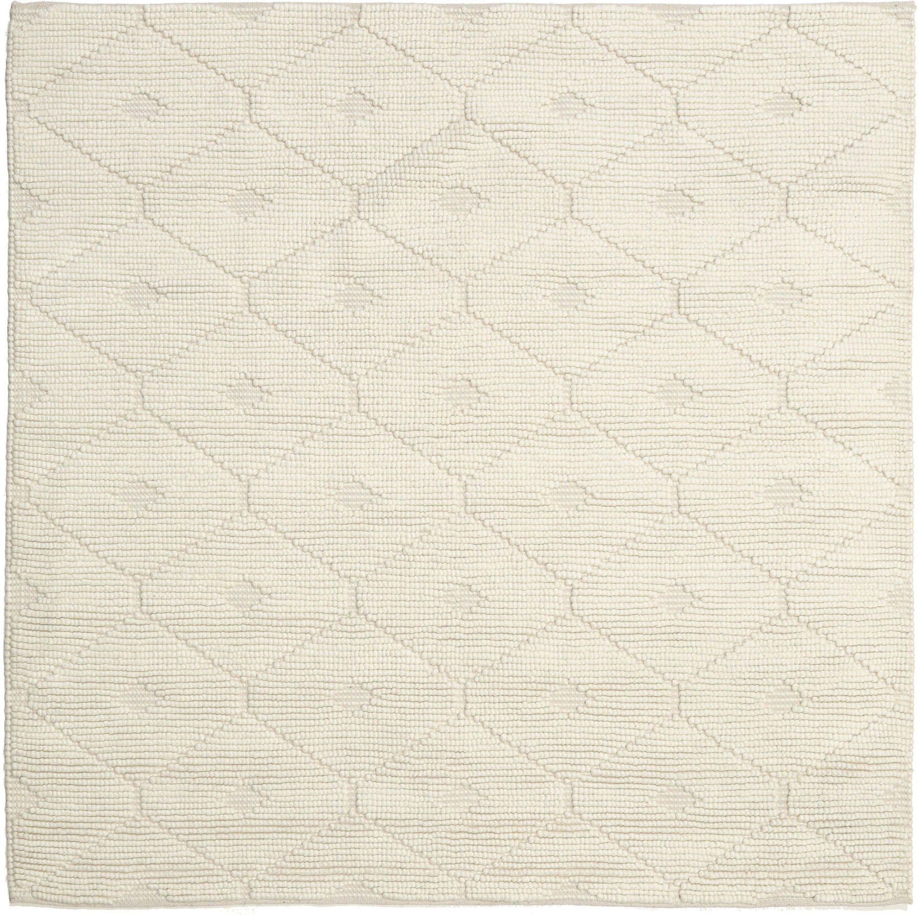 RugVista Romby Alfombra - Blanco crudo 200x200