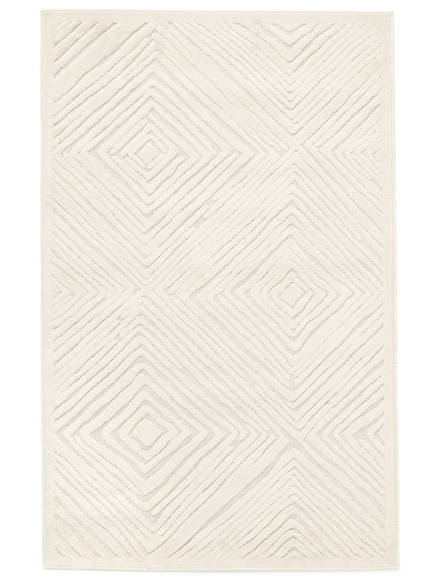 RugVista Tuscany Alfombra - Blanco crema 100x160