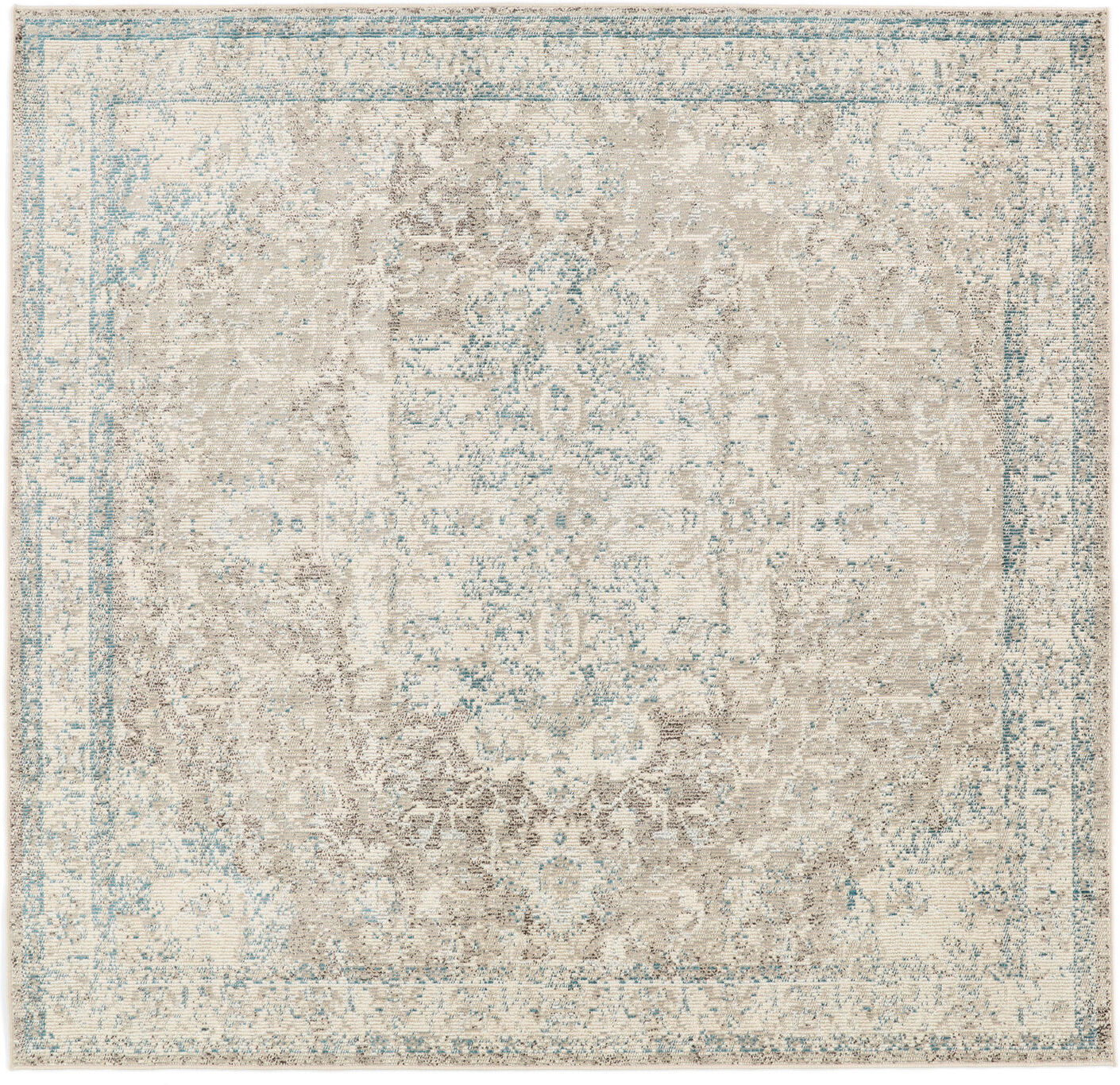 RugVista Nadia Alfombra - Blanco crema / Greige 200x200