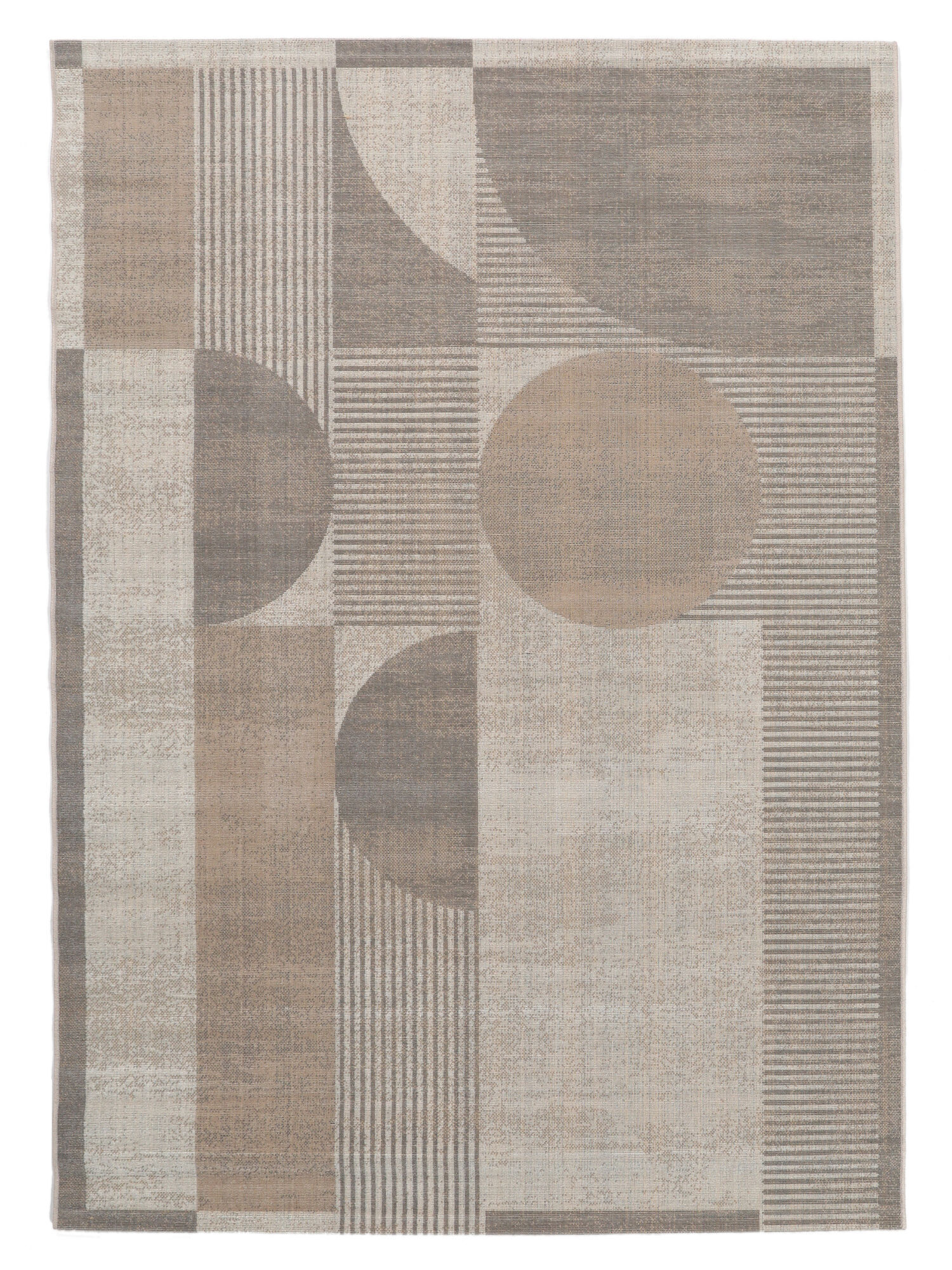 RugVista Deco Alfombra - Beige / Gris 160x230